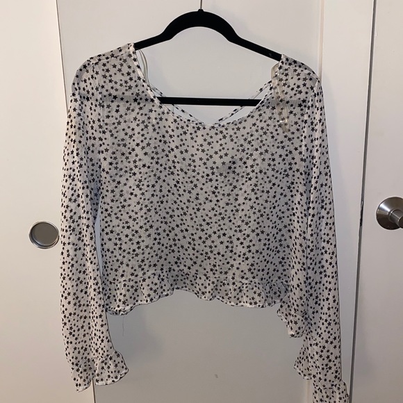 Star light cropped blouse - Picture 1 of 3